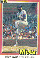 1981 Donruss Baseball Cards 036 Roy Lee Jackson RC